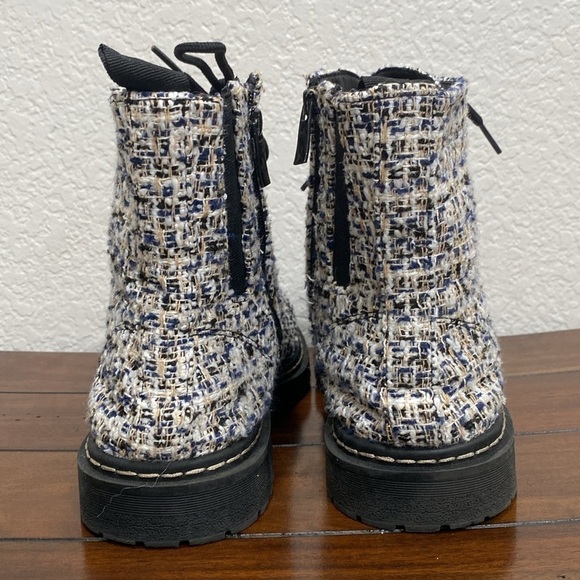 Torrid Stevie Tweed Combat Boots Size 9.5 - Picture 6 of 9
